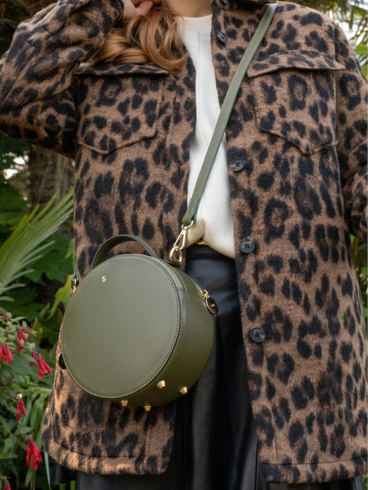 LRM Goods Personalised Leather Rosie Circle Bag - Image 1 of 5
