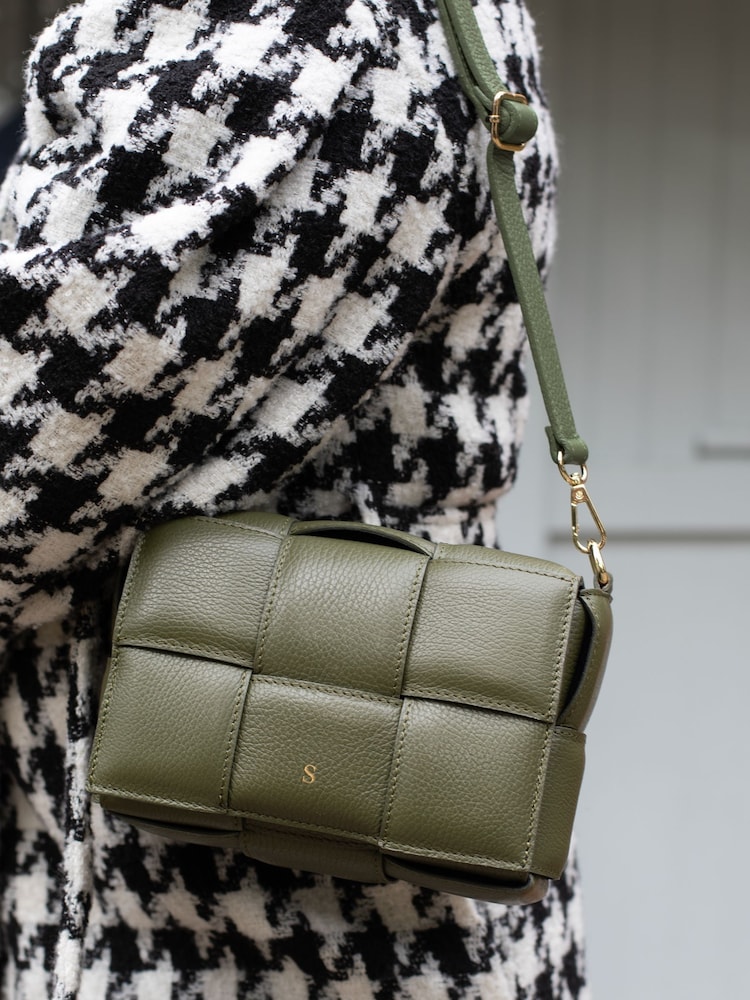 LRM Goods Personalised Lucia Woven Cross-Body Bag - Image 1 of 5