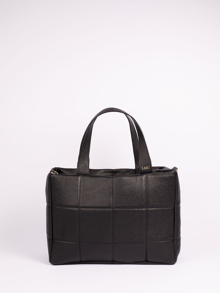 LRM Goods Personalised Leather Lola Tote Bag - Image 2 of 5