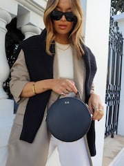 LRM Goods Personalised Leather Rosie Circle Bag - Image 1 of 5