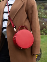 LRM Goods Personalised Leather Rosie Circle Bag - Image 1 of 5