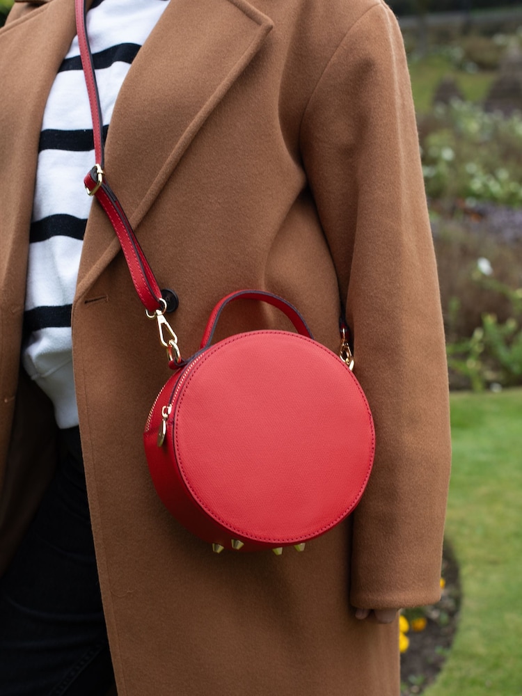 LRM Goods Personalised Leather Rosie Circle Bag - Image 1 of 5