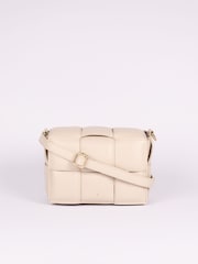 LRM Goods Cream Personalised Lucia Woven Cross-Body Bag - Image 2 of 5