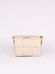 LRM Goods Cream Personalised Lucia Woven Cross-Body Bag - Image 3 of 5