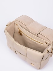 LRM Goods Cream Personalised Lucia Woven Cross-Body Bag - Image 4 of 5