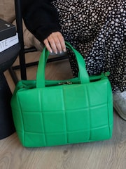 LRM Goods Personalised Leather Lola Tote Bag - Image 1 of 5