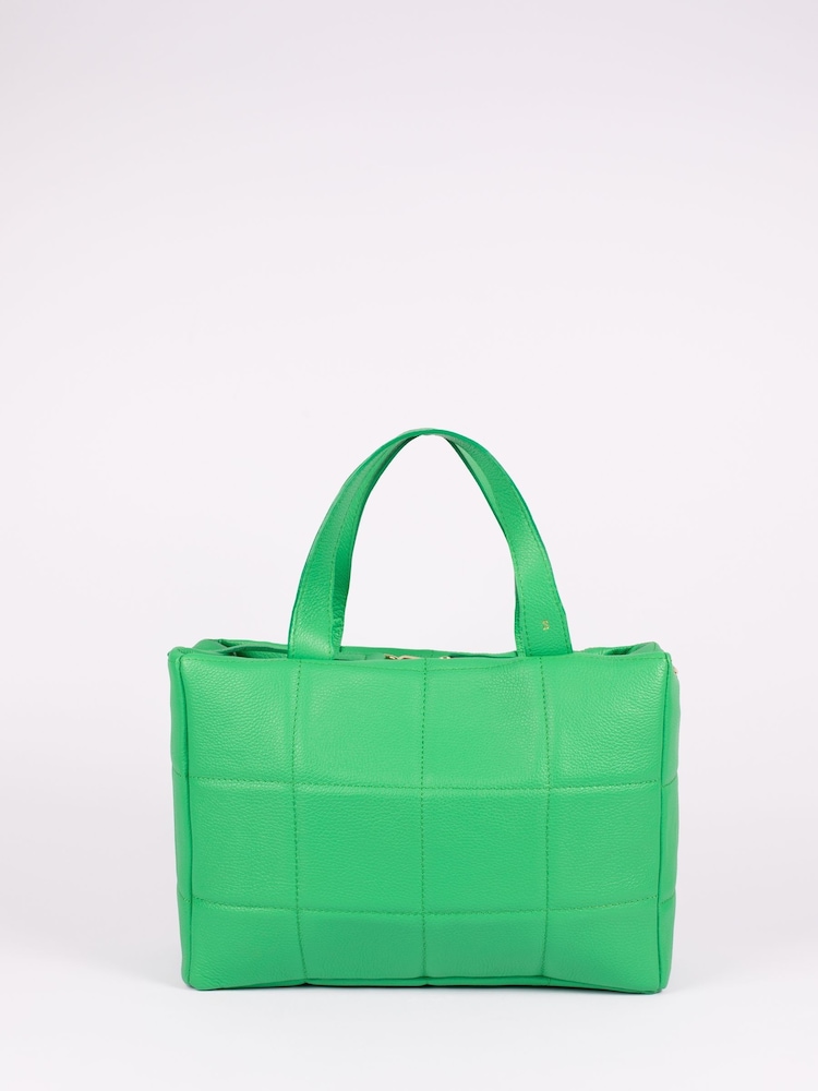 LRM Goods Personalised Leather Lola Tote Bag - Image 2 of 5