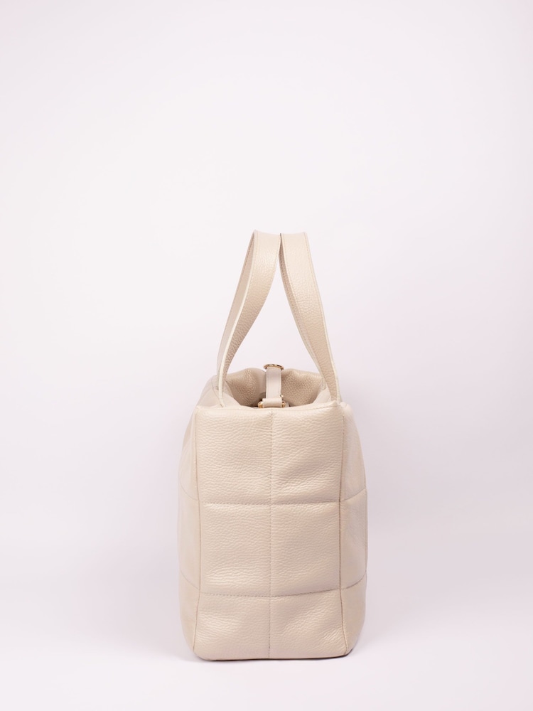 LRM Goods Personalised Leather Lola Tote Bag - Image 5 of 5