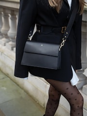 LRM Goods Personalised The Emma Grain Black Bag - Image 1 of 5