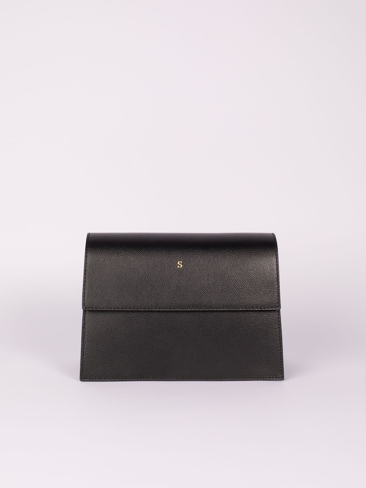 LRM Goods Personalised The Emma Grain Black Bag - Image 3 of 5