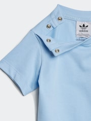 adidas originals Blue Short 100% Cotton T-Shirt Set - Image 5 of 7