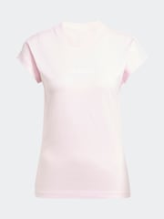 adidas Pink Essentials Single Jersey T-Shirt - Image 5 of 5