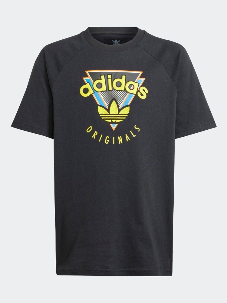 adidas originals Black 100% Cotton T-Shirt - Image 6 of 6
