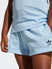 أزرق - طقم شورت وتيشِرت من القطن 100% من adidas Originals - صورة 5 من 5