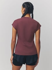 adidas Red Essentials Single Jersey T-Shirt - Image 3 of 5