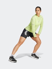 adidas Green Ultra Hi Vis Long Sleeve T-Shirt - Image 3 of 6