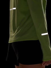 adidas Green Ultra Hi Vis Long Sleeve T-Shirt - Image 5 of 6