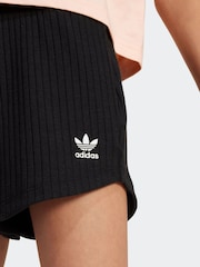 Negro - adidas originals Ribbed Shorts - Imagen 4 de 6