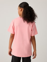 adidas originals Pink Trefoil 100% Cotton T-Shirt - Image 3 of 6