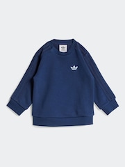 adidas originals Blue Denim Crew Set - Image 2 of 7