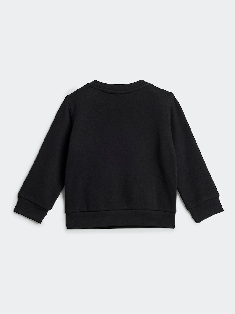 adidas Originals Black Infant Sweatshirt and Joggers Set - Image 3 of 7