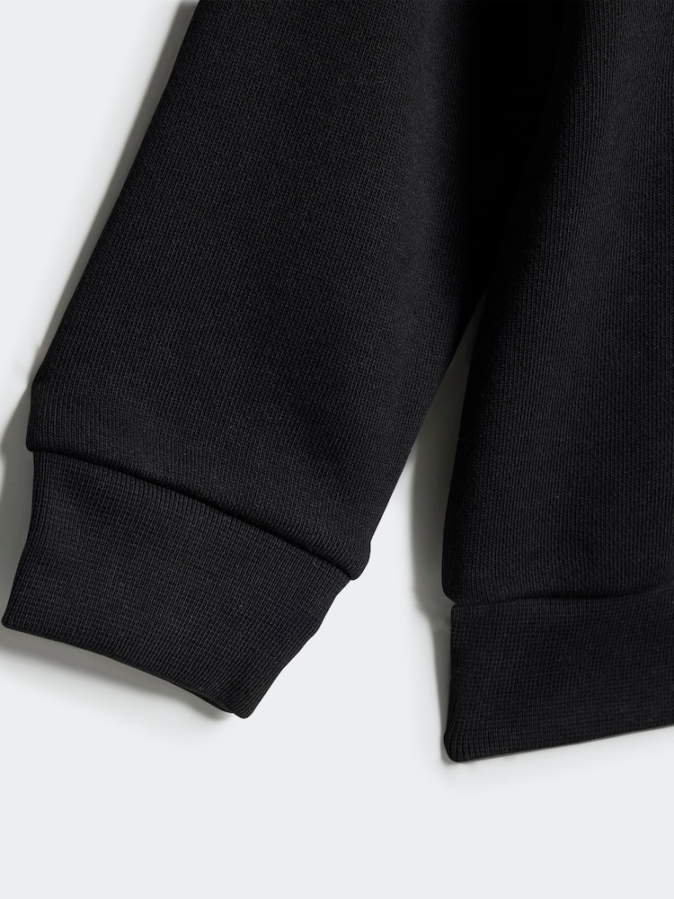 adidas Originals Black Infant Sweatshirt and Joggers Set - Image 6 of 7