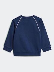 adidas originals Navy 3 Stripe Tracksuit - Image 3 of 7