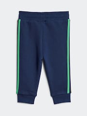 adidas originals Navy 3 Stripe Tracksuit - Image 4 of 7