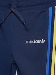 adidas originals Navy 3 Stripe Tracksuit - Image 5 of 7