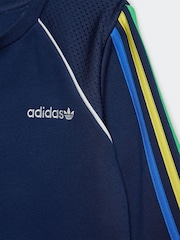 adidas originals Navy 3 Stripe Tracksuit - Image 6 of 7
