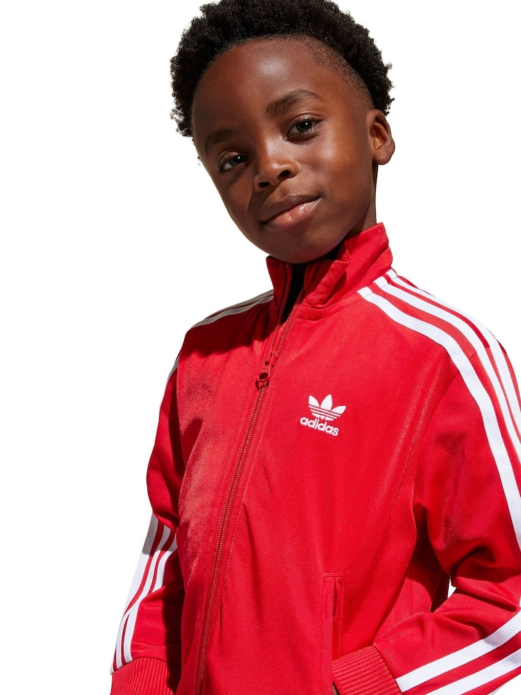 adidas originals Red Adicolor Firebird Tracksuit - Image 4 of 9