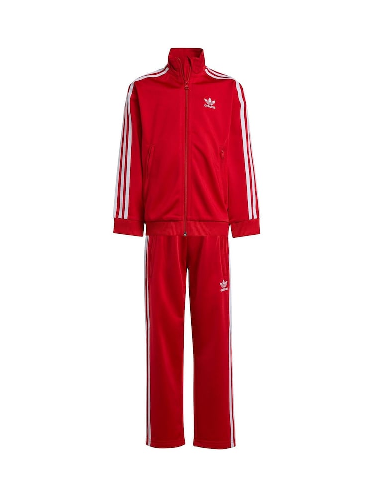 adidas originals Red Adicolor Firebird Tracksuit - Image 7 of 9