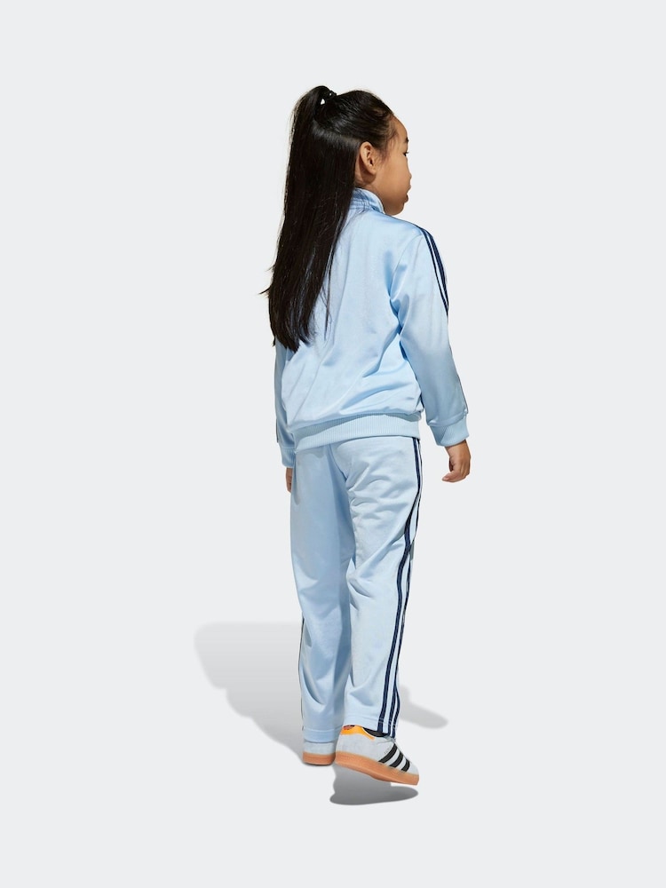 adidas originals Blue Adicolor Firebird Tracksuit - Image 5 of 10