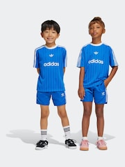 adidas originals Blue Football Shorts and T-Shirt Set - Image 1 of 10