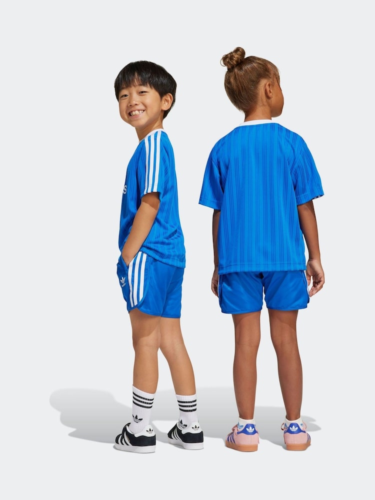 adidas originals Blue Football Shorts and T-Shirt Set - Image 2 of 10
