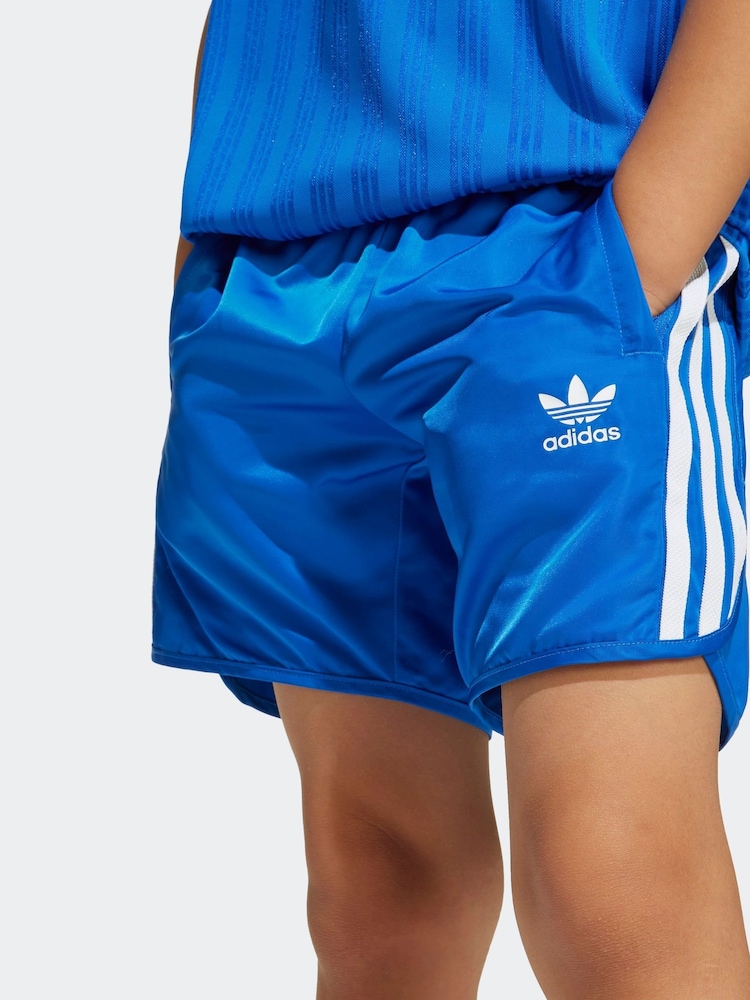 adidas originals Blue Football Shorts and T-Shirt Set - Image 7 of 10