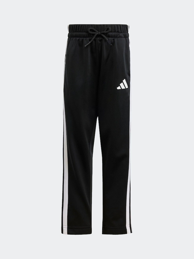 Negro/Rojo - adidas Essentials Tiberio 3-Stripes Kids Tracksuit - Imagen 9 de 9
