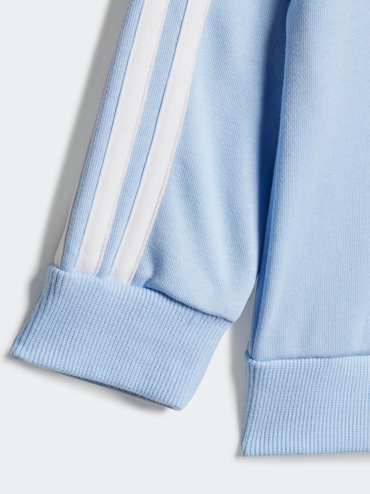 adidas Blue Essentials Infant Sweatshirt and Joggers Set - Image 5 of 7