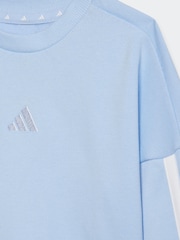 أزرق - adidas Essentials Infant Sweatshirt and Joggers Set - صورة 6 من 7