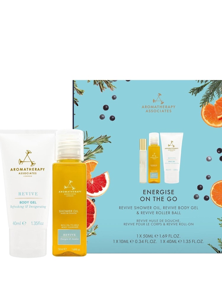Aromatherapy Associates Energy On The Go Gift Set (Worth Value £46) - Image 1 of 2