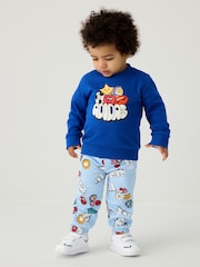 adidas Blue Essentials Fun Tracksuit - Image 1 of 13