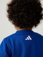 adidas Blue Essentials Fun Tracksuit - Image 6 of 13