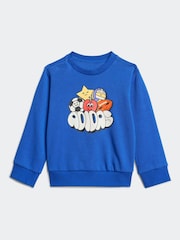 adidas Blue Essentials Fun Tracksuit - Image 8 of 13