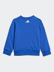 adidas Blue Essentials Fun Tracksuit - Image 9 of 13