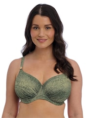 Fantasie Green Peridot Maya Bay Underwire Gathered Full Cup Bikini Top - Image 4 of 6
