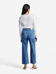 Paige Anessa High Waisted Wide Leg Jeans - Image 4 of 7
