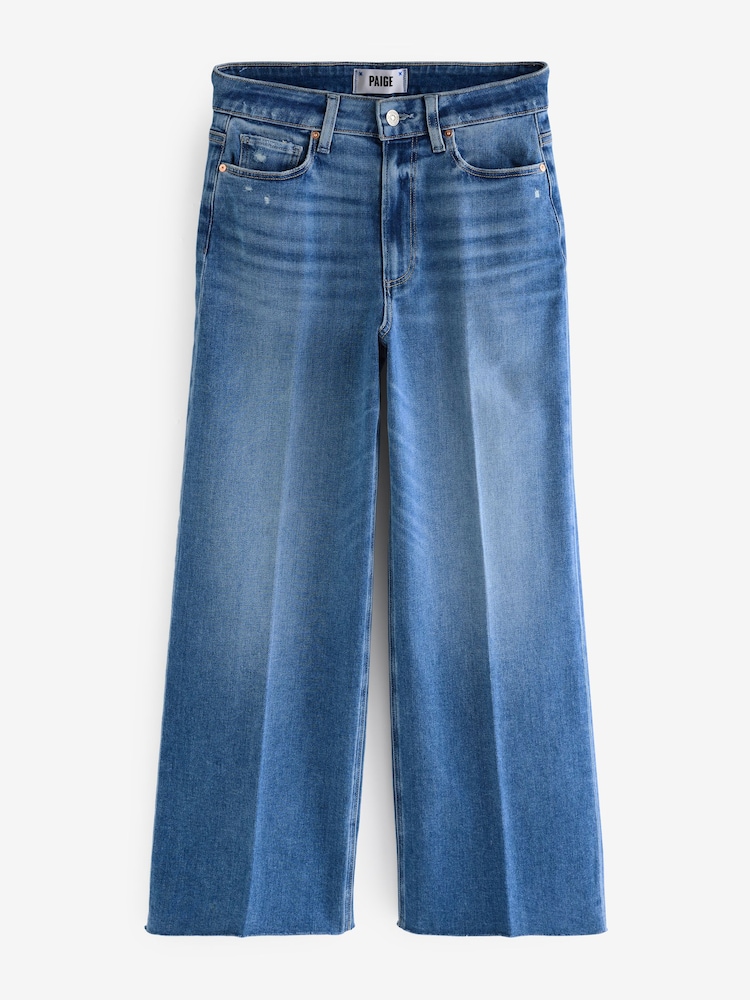 Paige Anessa High Waisted Wide Leg Jeans - Image 7 of 7