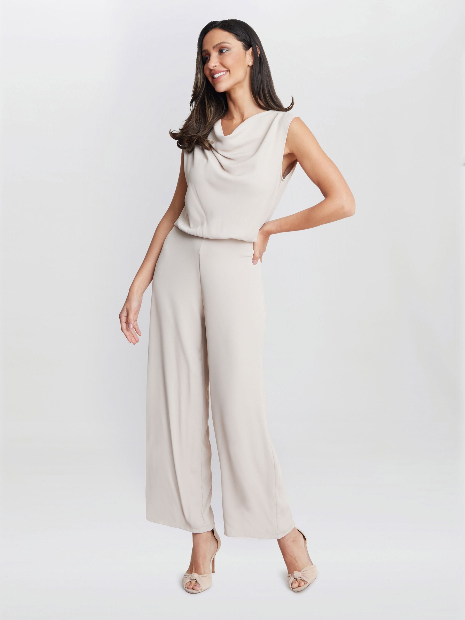 Crepe jumpsuit discount