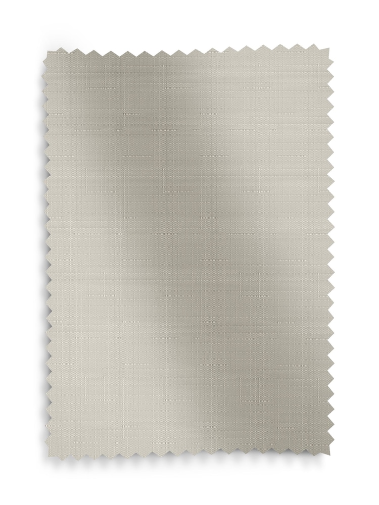 Light Natural Ready Made Textured Roller Blackout Blind - Image 7 of 7