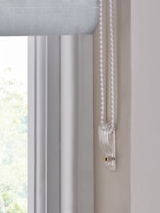 Light Grey Ready Made Textured Roller Moisture Resistant Blind - Image 6 of 7